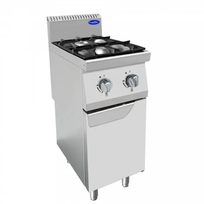 Fourneaux Gaz sur Placard Série 700 - ATOSA - 2 Brûleurs - Gaz Naturel/Propane - 400x700x1085mm