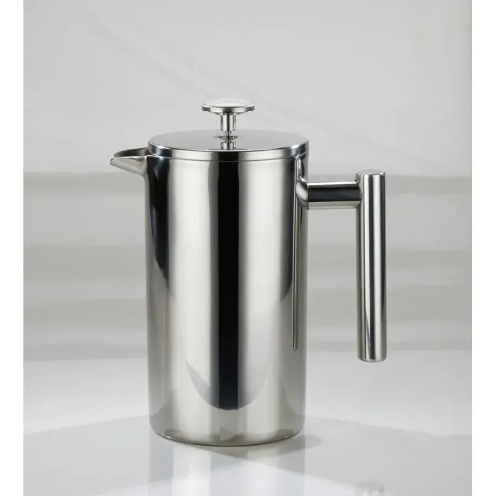 French Press Thermo Acier Inoxydable 1L Contrôle Température Isolation