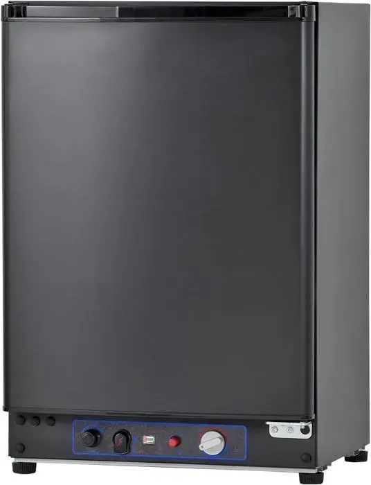 Frigo Trimixte 12V/220V/Gaz - Smeta - 60L - Frigo Camping Gaz - 0~10℃ - Porte Réversible - Mini Réfrigérateur Silencieux pour