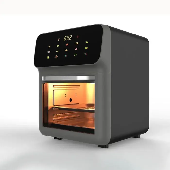 Friteuse à air 1350W four électrique compact 22L avec fonction rôtissoire et 10 programmes