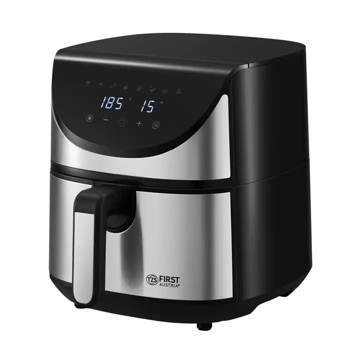 Friteuse à air 58 L 80°C-200°C 8 programmes commande numérique revêtement antiadhésif