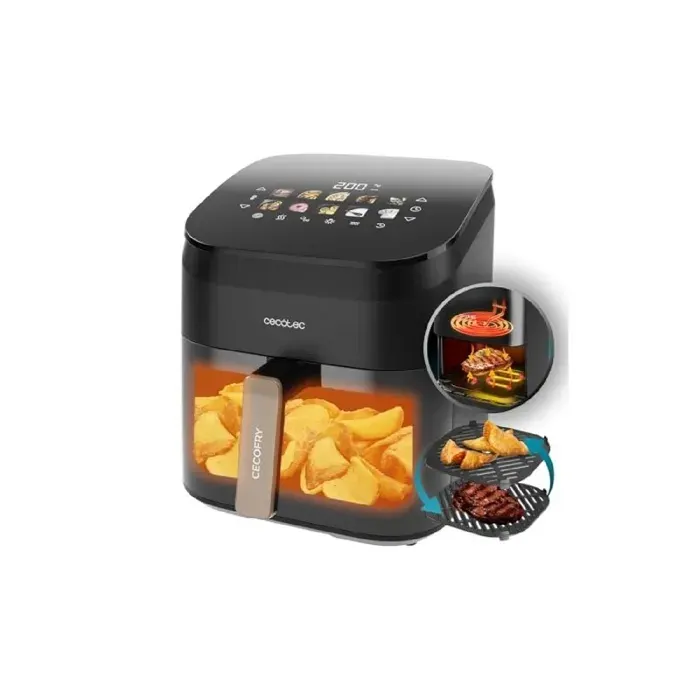 Friteuse à Air - Cecofry - Smokin 6500 - 65L - 2200W - Double Résistance