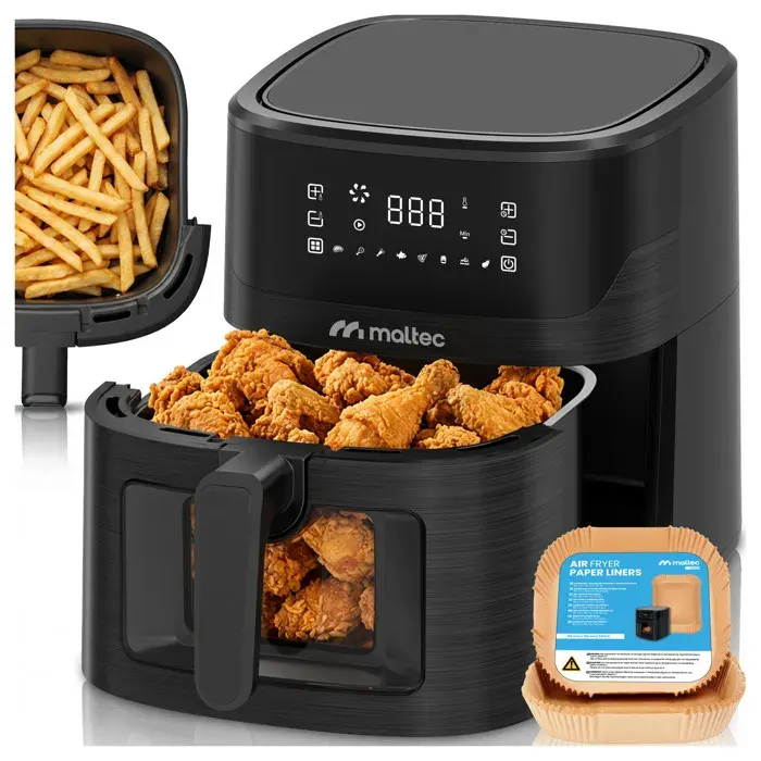 Friteuse à air chaud 1800 W - 32 kg (7 lb) - Grande fenêtre