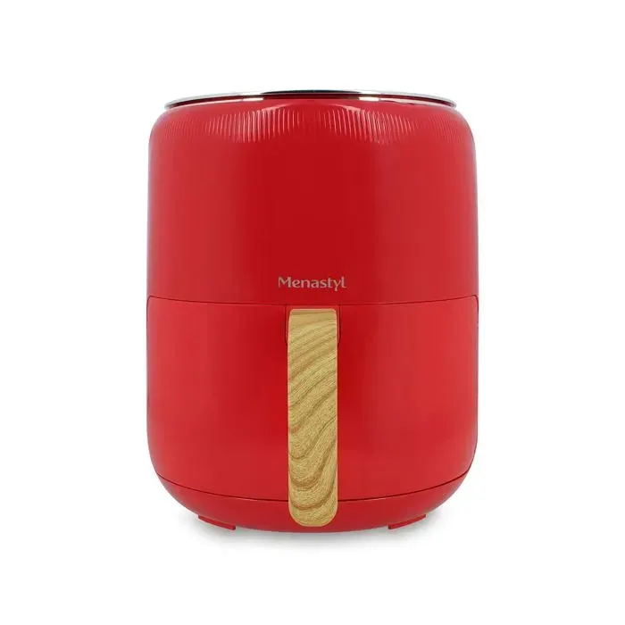 Friteuse à air chaud 4.5l colorama magenta poignÉe finition bois