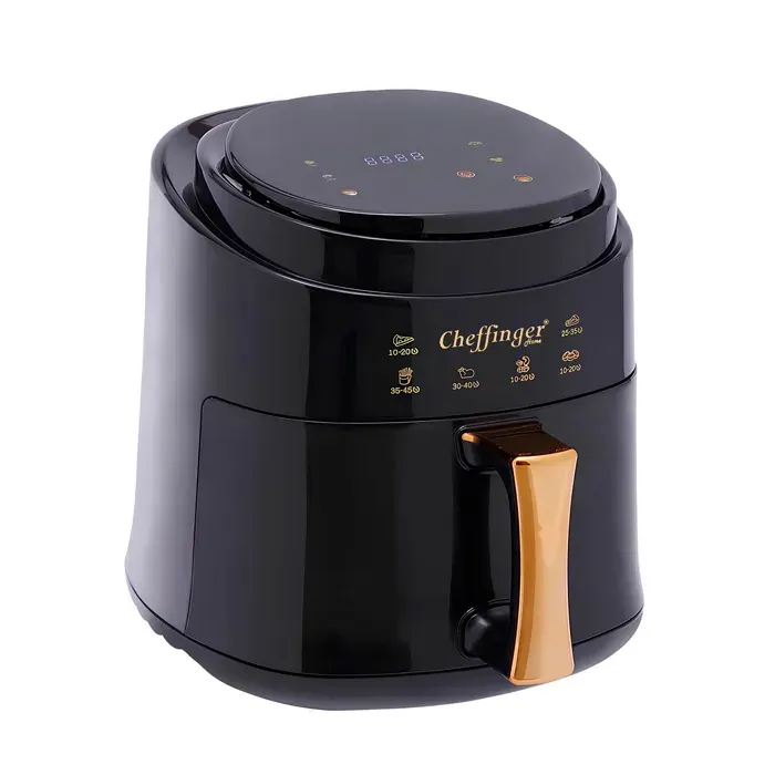 Friteuse à Air Chaud 8 L 1400W avec Écran Tactile Cuisson Rapide Cheffinger Noir