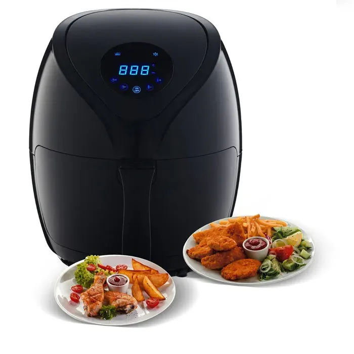 Friteuse à air chaud affichage à LED - AirFryer (sans odeur) 2.6L 1400W - Triomph ETF1801 ETF1801