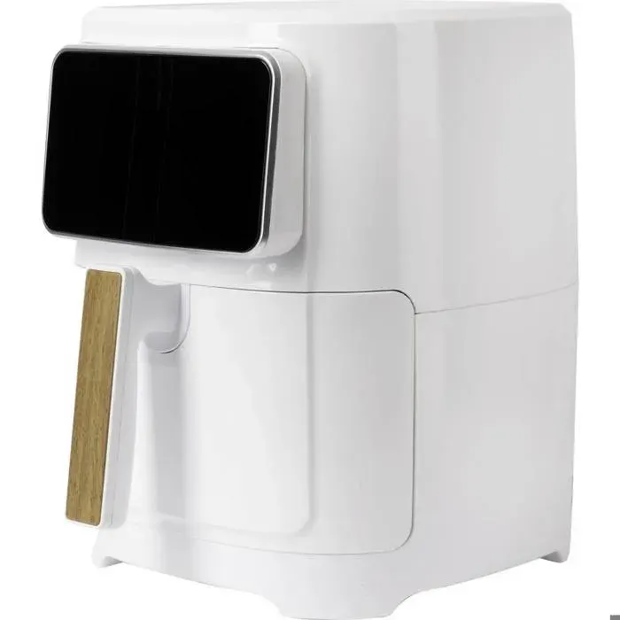 Friteuse à air chaud - BERGNER - 69 L - 1800 W - Revêtement céramique - 8 programmes 80–200°C — coloris Blanche