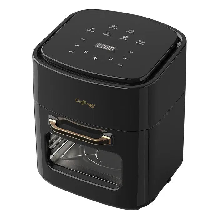Friteuse à Air Chaud - CHEFFINGER - 12L - 1400W - Minuterie - Contrôle de Température