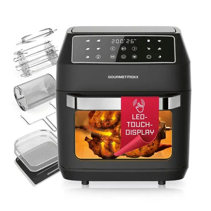 Friteuse à air chaud - GOURMETMAXX - GOURMETmaxx - 12 L - 1700 W - 10 programmes