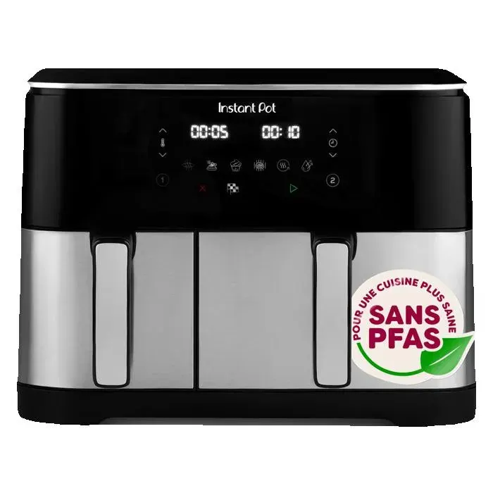 Friteuse à air chaud Instant Pot Vortex Dual 11 L sans PFAS