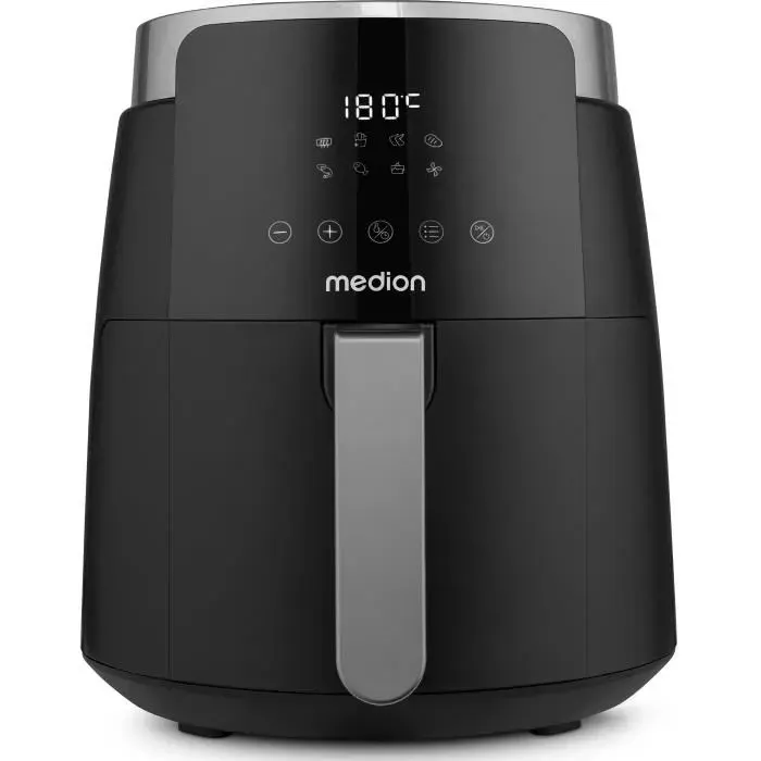 Friteuse à air chaud - MEDION - MD13030 - 47 L - Digitale - 1500 W - Noir