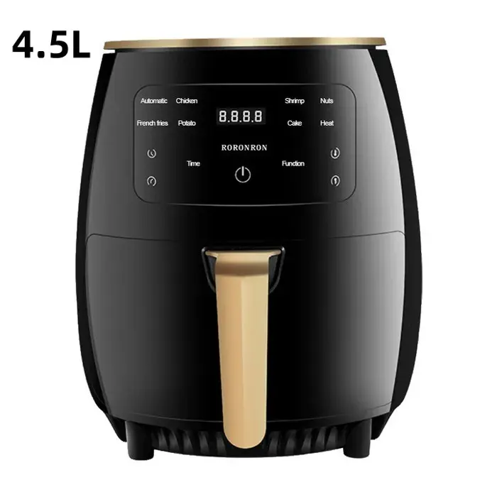 Friteuse à Air Chaud Multifonctionnel 45 L 1400W Haute Puissance avec Écran Tactile Chauffage à 360° pour Frites Pâtisserie Rôtis