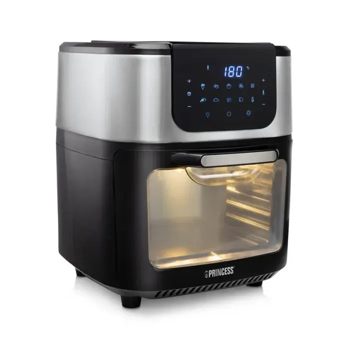 Friteuse à air chaud - PRINCESS - 182075 - 11 Litres - Panier rotatif - Minuterie intégrée