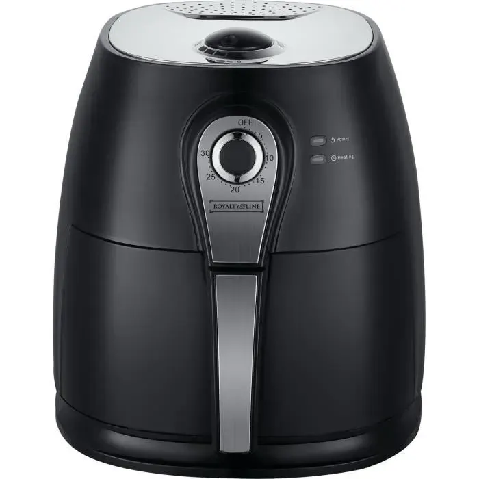 Friteuse à air chaud - ROYALTY LINE - Noir - 1400W - 5 portions - Température variable