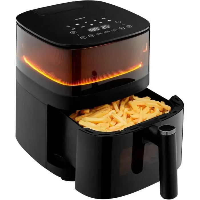 Friteuse à air chaud sans huile - MD 11780 - Température jusquà 230 °C - 10 programmes - 5 L - 1500 Watt