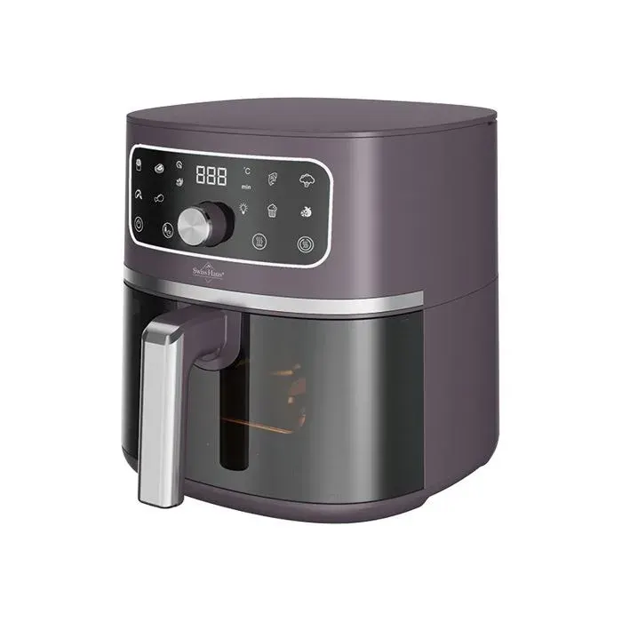 Friteuse à air chaud - SWISS HAUS - SH-AF1805 - 1500 W - 475 L - Numérique 8 programmes