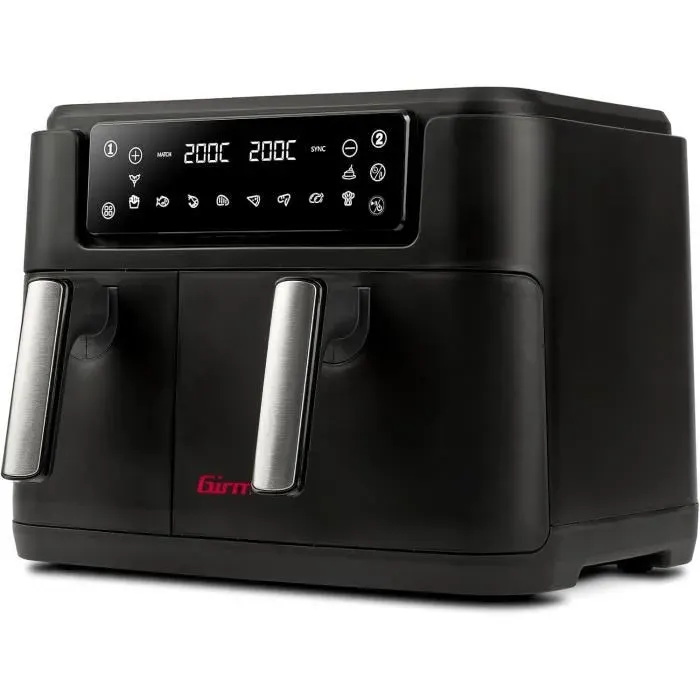 Friteuse à Air - Girmi - FG26 - 2400 W - 9 Litres - Écran digital - Sans BPA-PFOA