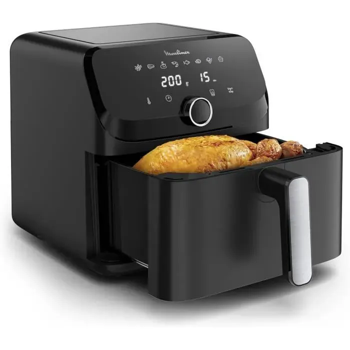 Friteuse à air - MOULINEX - Easy Fry Mega - 75 L - 2020 Watts - Noir