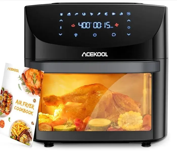Friteuse à air - PROMIRACAL - Multifonction - 18L - 1800W - 8 programmes