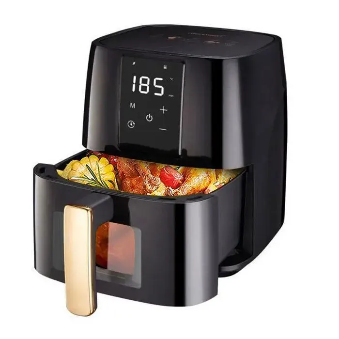 Friteuse à Air sans huile- 55L - 1700W -MONMECD Airfryer- Température réglable - Fenêtre visible-noir