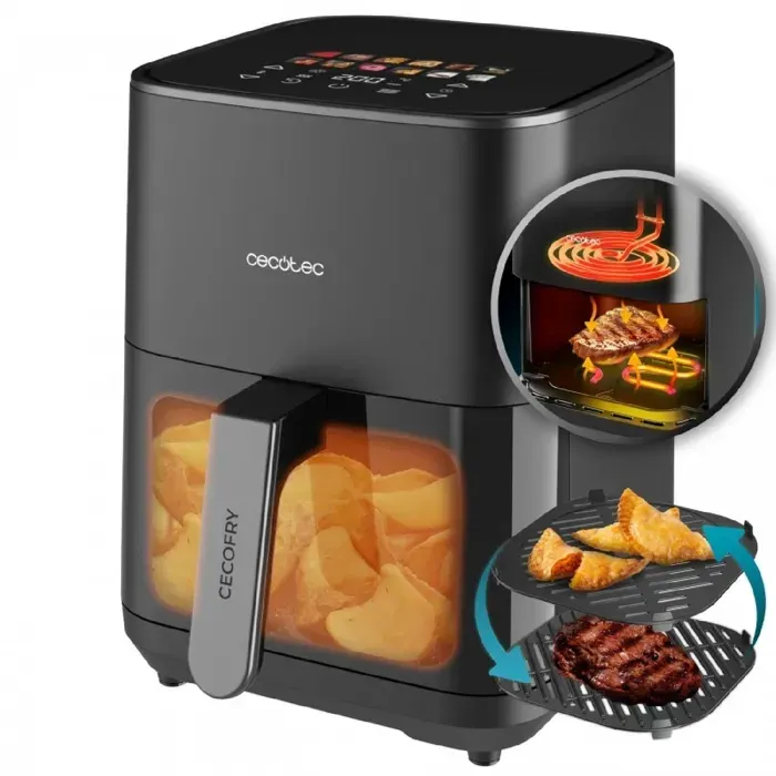 Friteuse à air sans huile CECOTEC CECOFRY&GRILL DUOHEAT 4000 4L Grill