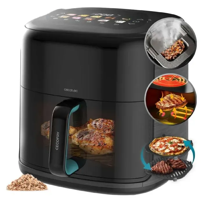 Friteuse à air sans huile CECOTEC CECOFRY&GRILL SMOKINPRIME 8500 8.5L Grill