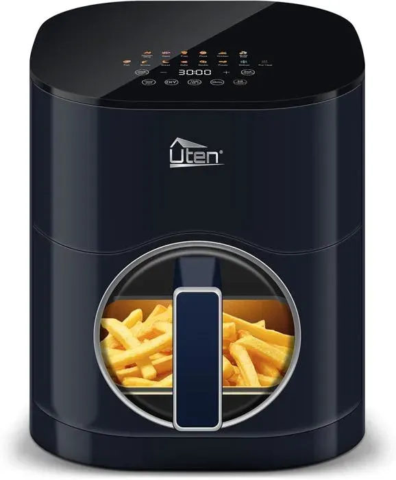 Friteuse à Air Sans Huile - UTEN- 55L- 1700W -Température Réglable - Fenêtre Visible - Écran Tactile Numérique LED - 14 Programmes