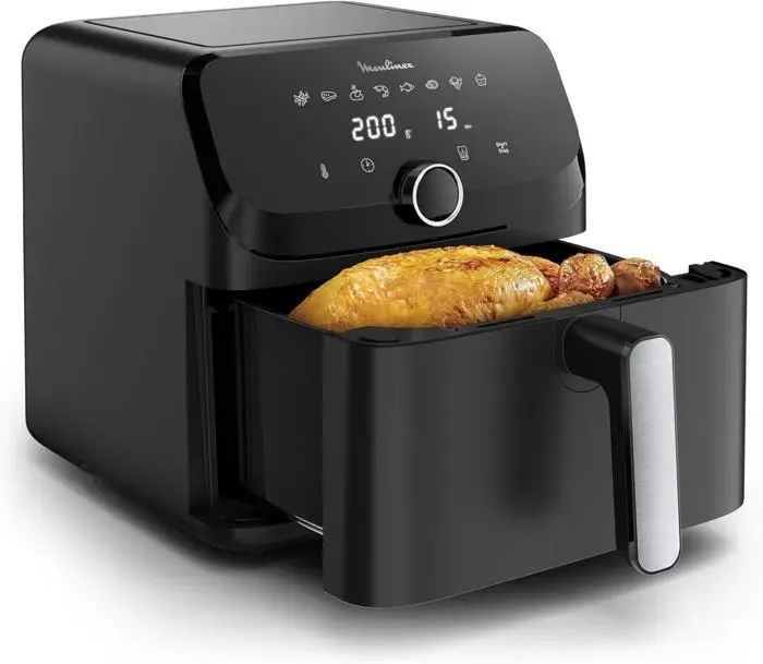 Friteuse À AirTrès Grande Capacité De 7.5L8Programmes PrédéfinisFormat CompactEasy Fry MegaEz8558F0Noir