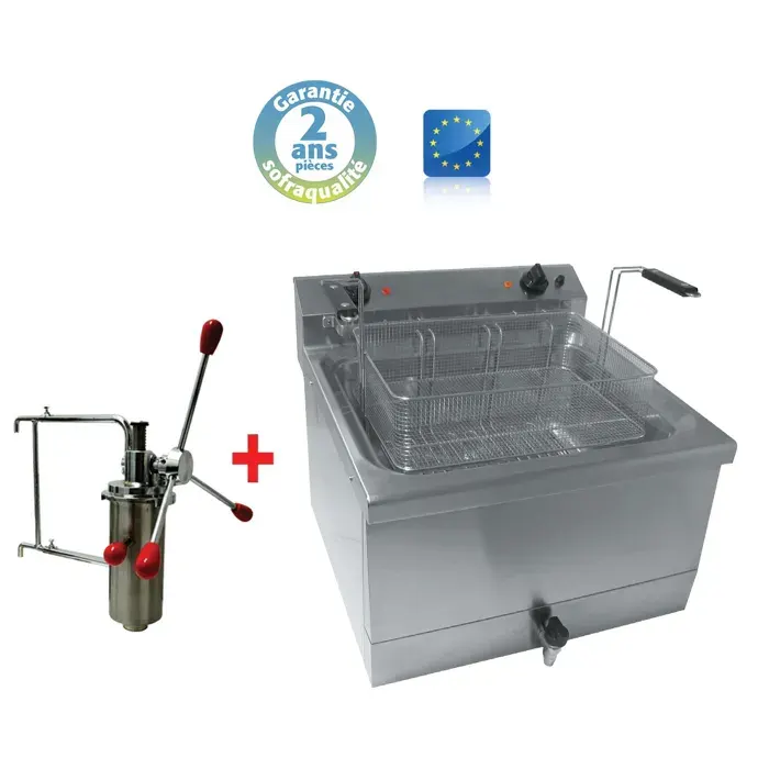 Friteuse à Churros 18L + Doseur à chichis - Sofraca