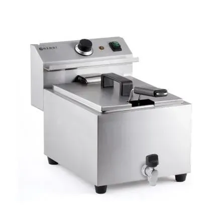 Friteuse de table MASTERPRO 8 litres - Gris - 3250 Watt - Acier au chrome