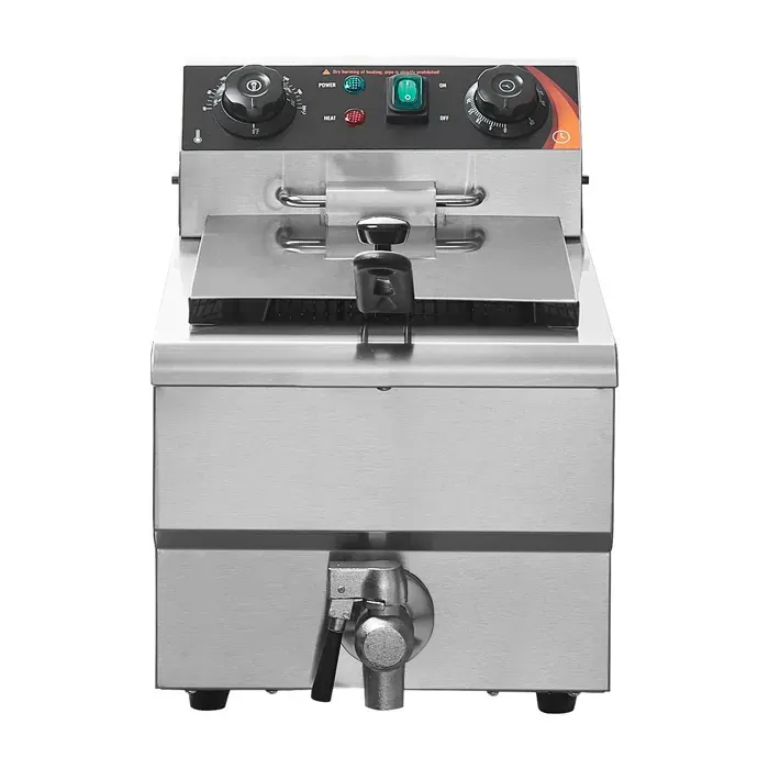 Friteuse Électrique Commerciale - DUOKU - SC-101V - 9 L - 3000 W - Acier Inoxydable