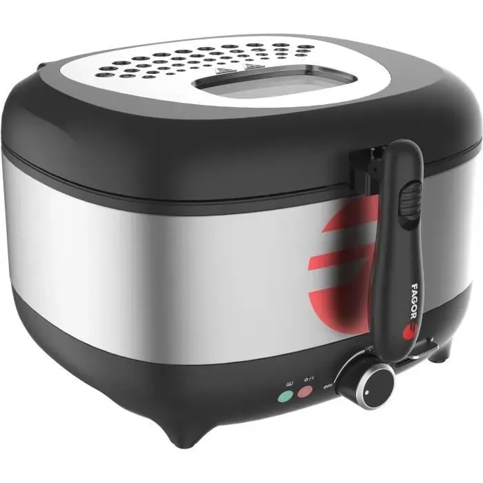 Friteuse électrique FAGOR - FG2310 - Capacité 35L - Jusquà 190°C - Filtre anti odeurs - 1800W