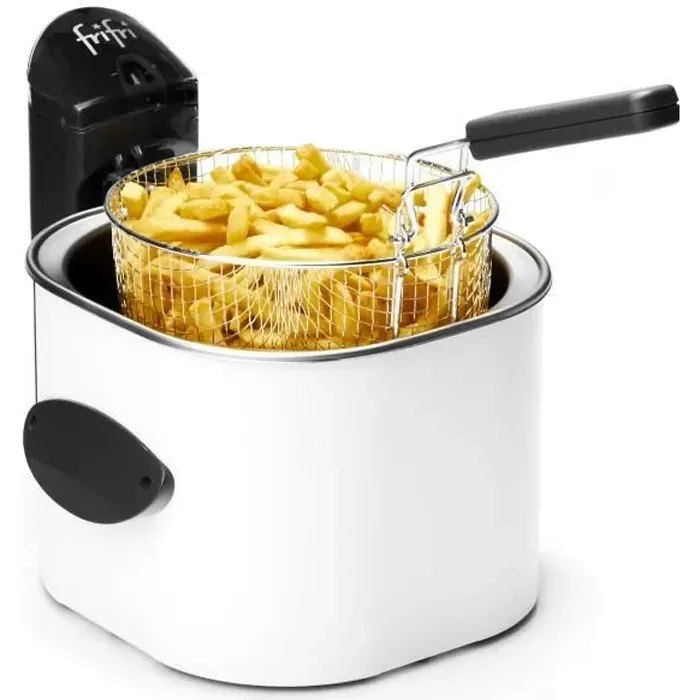 Friteuse électrique - FRIFRI - 1518 - 3200W - 3L - Cuve inox - Zone froide