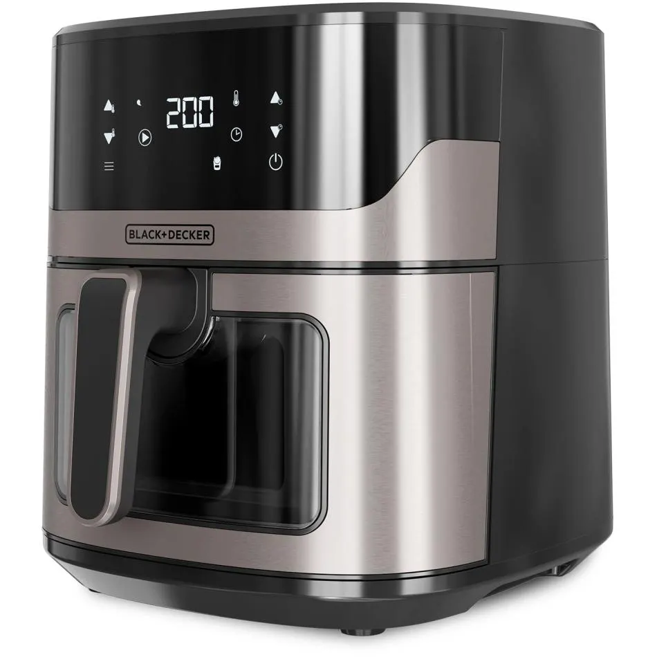 Friteuse et AirFryer BLACK ET DECKER BXAF6500E — coloris Noir