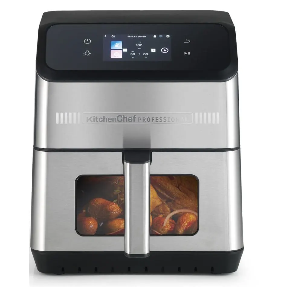 Friteuse et AirFryer KITCHEN CHEF WIFRYCHEF — coloris Noir