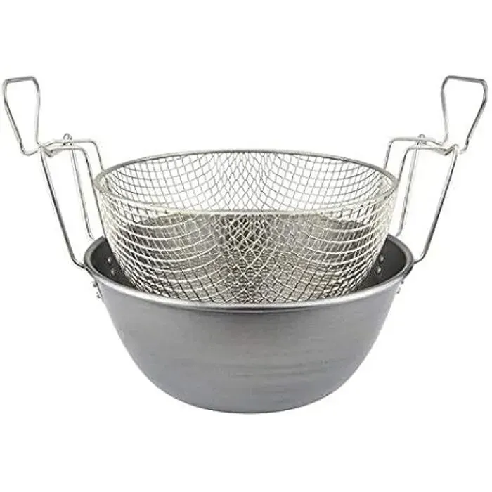 Friteuse - ILSA - Fer brossé - 3 Litres - Température variable - Minuterie