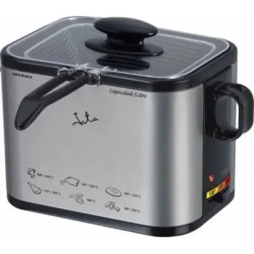 Friteuse - JATA FR326N - Capacité 1L - Couleur Noir - Puissance 1000W — coloris Noire