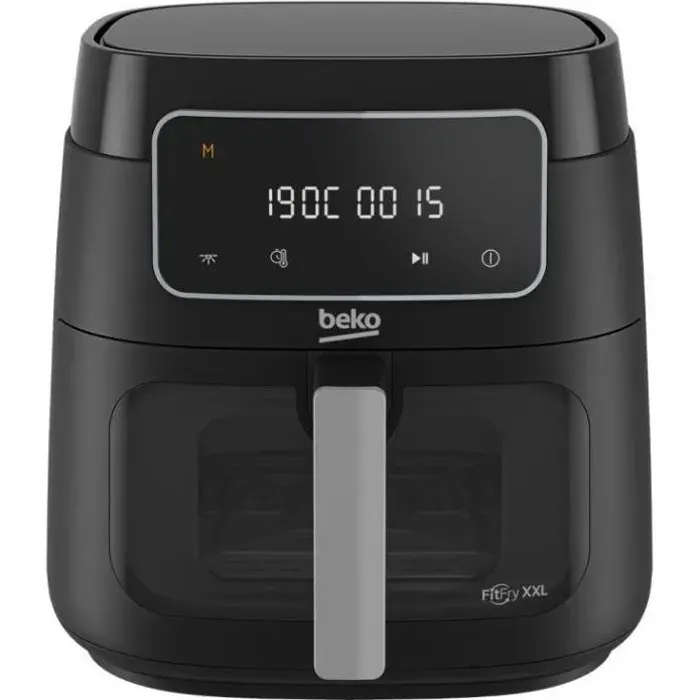 Friteuse multifonction à air chaud - BEKO - FRL3374B - 1900 W - 76 L pour 2 kg de frites - Ecran LCD tactile - Noir