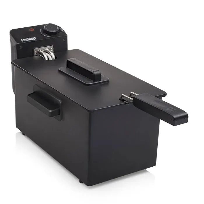 Friteuse Princess 182727 - 4 portions - 2000 W - 3 Litres - Noir