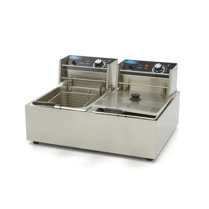 Friteuse professionnelle double 6 + 6L