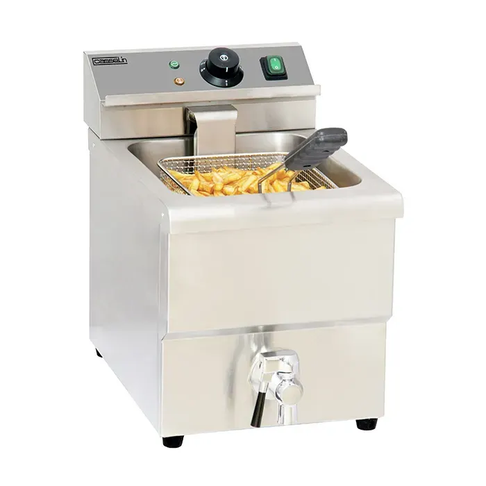 Friteuse professionnelle électrique - CASSELIN - 8 Litres - avec robinet de vidange