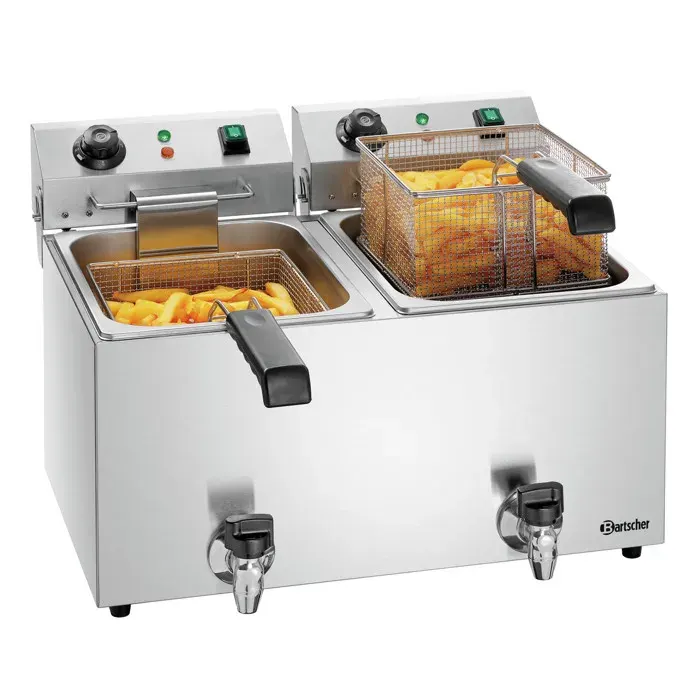 Friteuse Professionnelle Snack IV Plus - 2 x 55 Litres - Bartscher