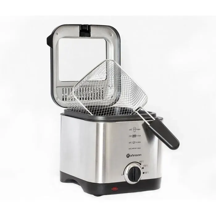 Friteuse - ROHNSON - R-284 - 900 W - 15 l - Température max 190 °C