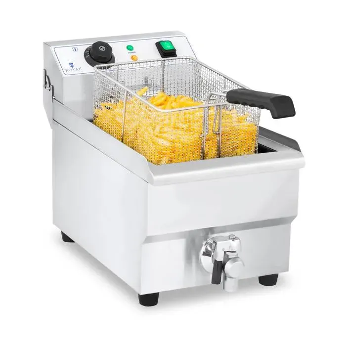 Friteuse - ROYAL CATERING - RCEF 10EH-1 - 10 L - 3000 W - Inox