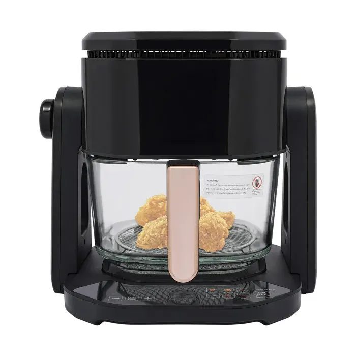 Friteuse sans Huile 4.5L - Noir - Friteuse sans Huile Électrique Air Fryer - 1200W - 150-200 °C - Friteuse à Air Chaud Domestique
