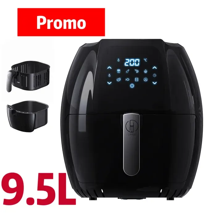 Friteuse Sans Huile - AUTREMENT - 2000W - 9L - 0-200°C - Panier Amovible Lavable