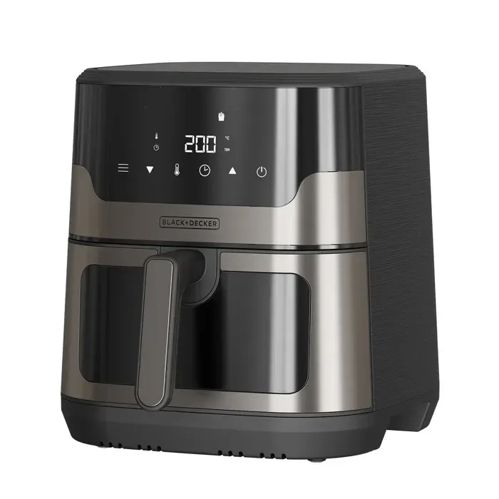 Friteuse sans huile - BLACK+DECKER - BXAF8001E - 8 L (8-9 pers) - 1700 W - 80–200 °C