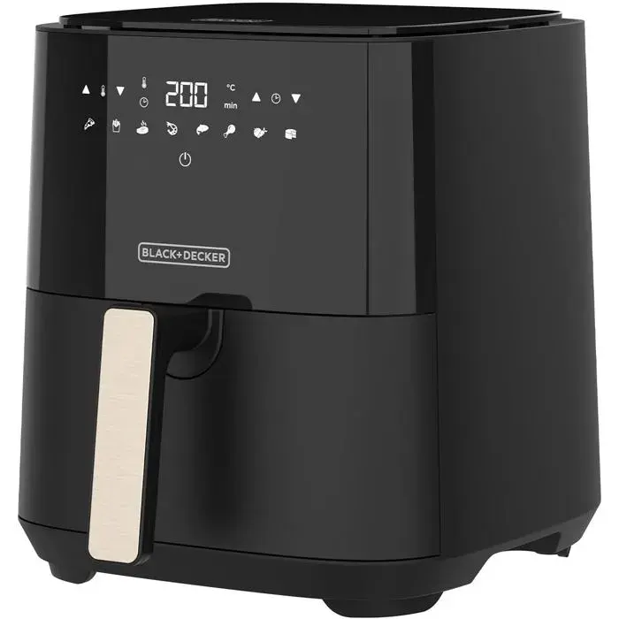 Friteuse Sans Huile - BLACK & DECKER - ES9730080B - 5L - 1450W - Écran Numérique