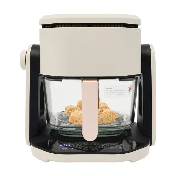 Friteuse sans Huile Électrique 4.5L - Air Fryer - Friteuse à Air Chaud - Cuisson Rapide Saine Sans Huile - 1200W - Blanc