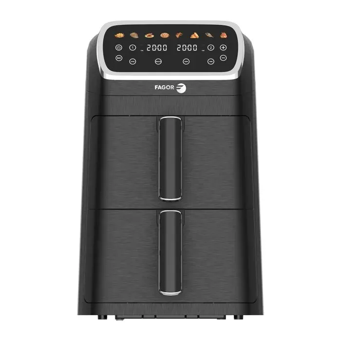 Friteuse sans huile - FAGOR - FG7503 - Capacité 8 L - Double cuves 4 L - 8 programmes - 2600 W